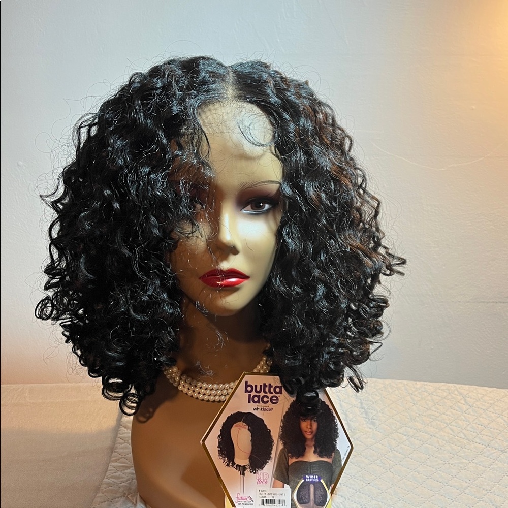 Lace top wig.